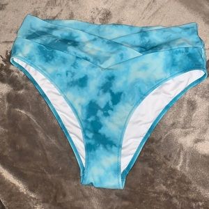 Victoria’s Secret PINK Cross High Waisted Bikini Bottoms